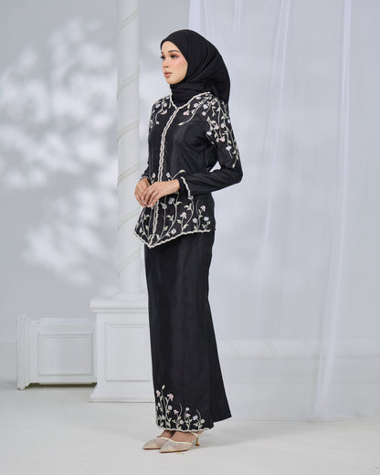 RENAYA MINI KURUNG (BLACK)