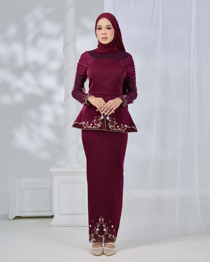 KIRANA KURUNG (BURGUNDY)