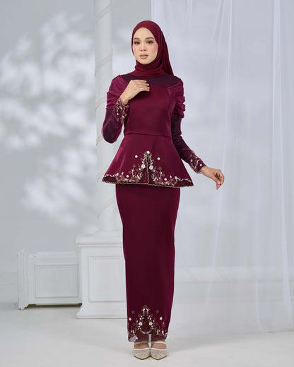 KIRANA KURUNG (BURGUNDY)