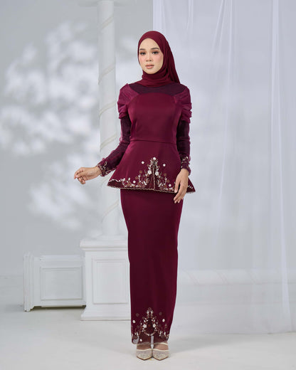 KIRANA KURUNG (BURGUNDY)