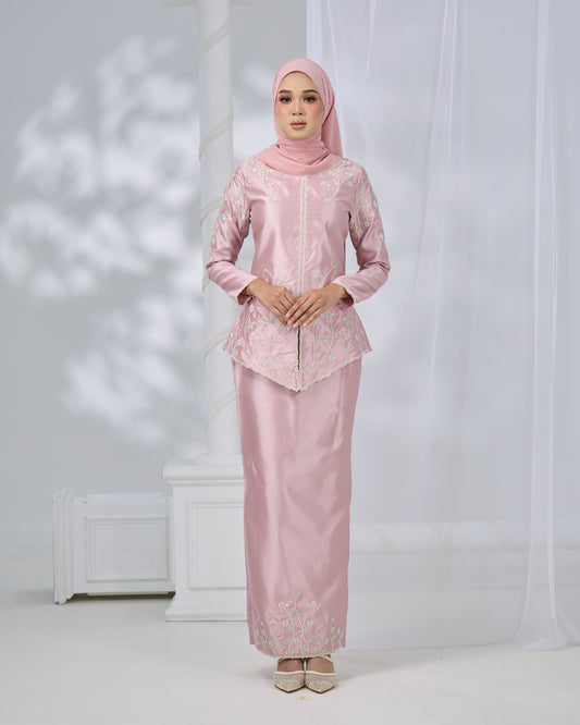 RENAYA MINI KURUNG (DUSTY PINK)