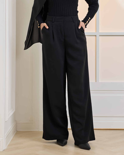 WIDE TROUSERS (BLACK)