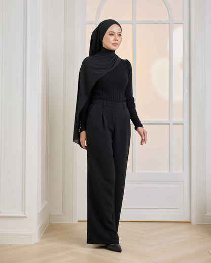 WIDE TROUSERS (BLACK)