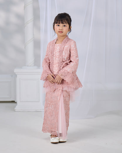 HANANIA KEBAYA KIDS (DUSTY PINK)