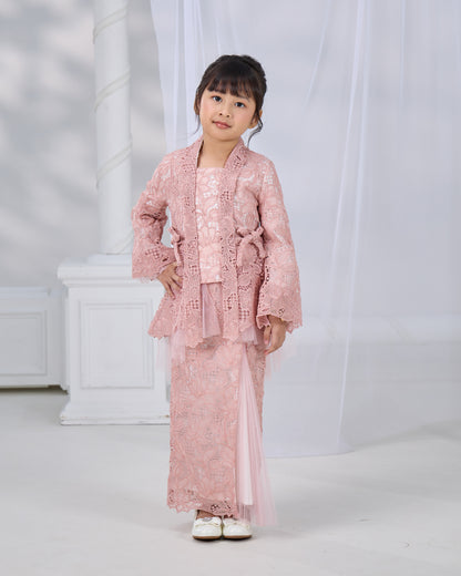 HANANIA KEBAYA KIDS (DUSTY PINK)