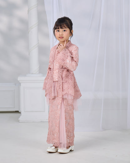 HANANIA KEBAYA KIDS (DUSTY PINK)