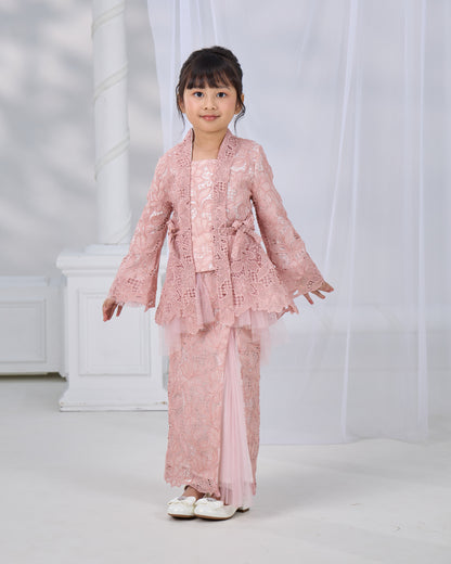 HANANIA KEBAYA KIDS (DUSTY PINK)