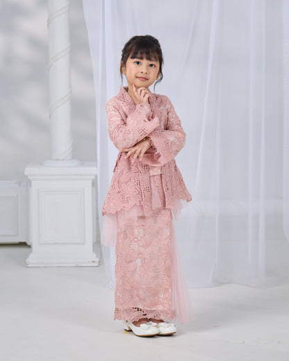 HANANIA KEBAYA KIDS (DUSTY PINK)