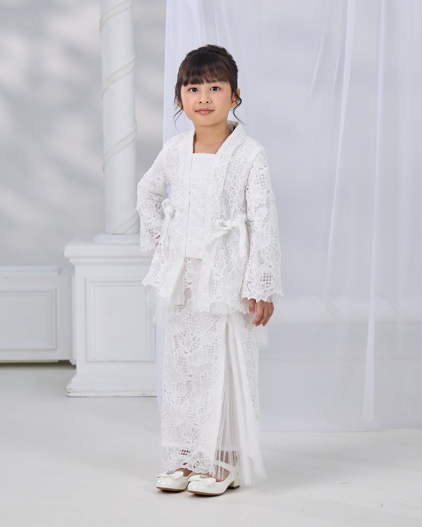 HANANIA KEBAYA KIDS (OFF WHITE)