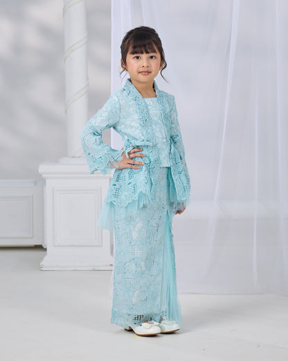 HANANIA KEBAYA KIDS (AQUA BLUE)