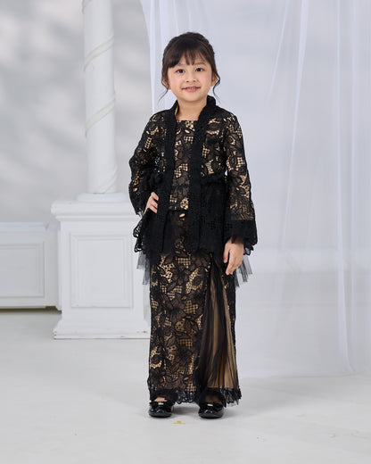 HANANIA KEBAYA KIDS (BLACK)