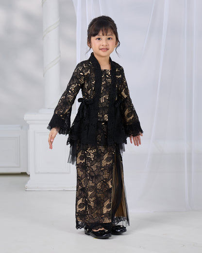 HANANIA KEBAYA KIDS (BLACK)