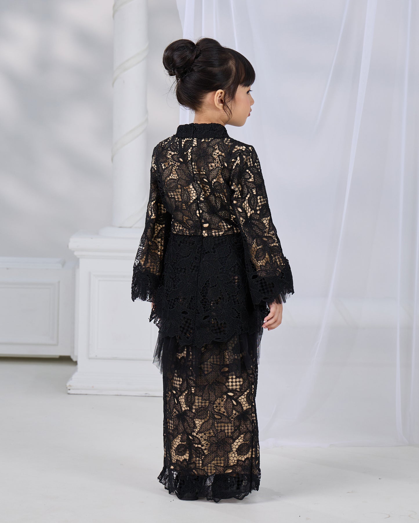HANANIA KEBAYA KIDS (BLACK)