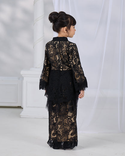 HANANIA KEBAYA KIDS (BLACK)