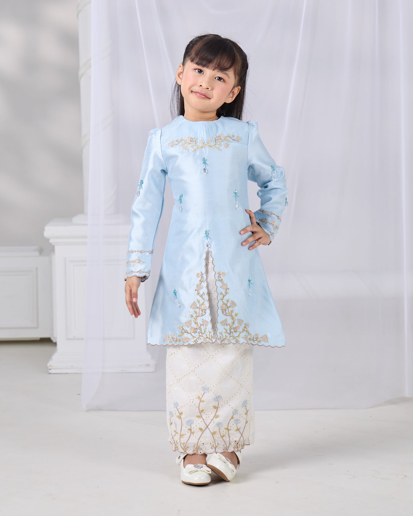 NADRA KURUNG KIDS (BABY BLUE)