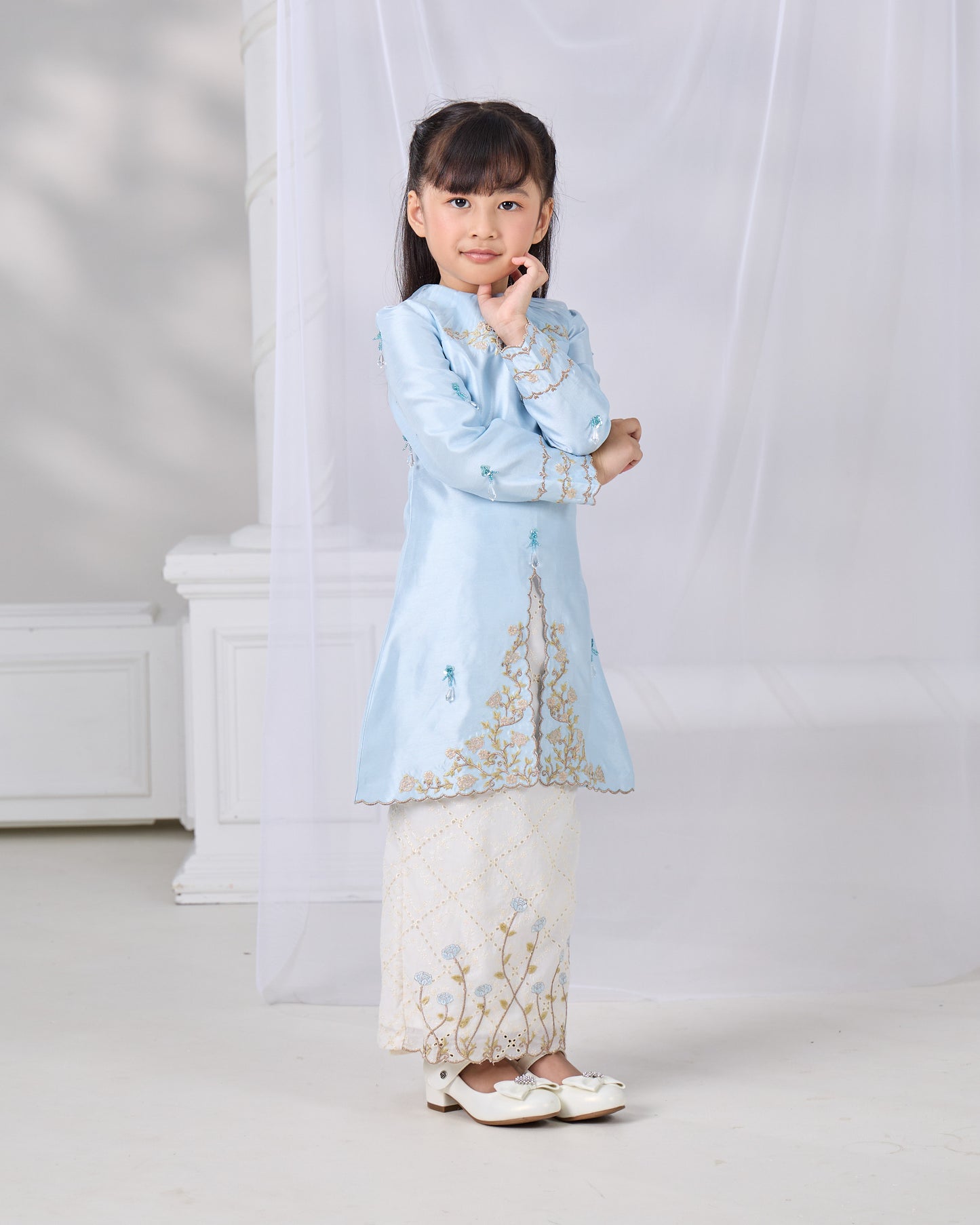 NADRA KURUNG KIDS (BABY BLUE)