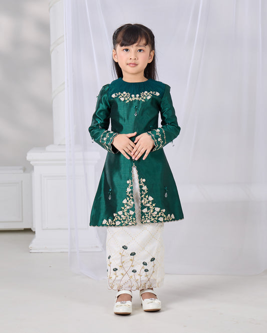 NADRA KURUNG KIDS (EMERALD GREEN)