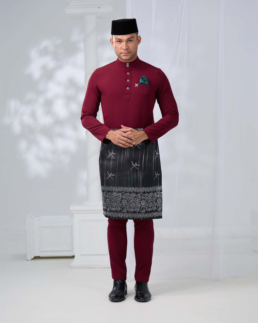 SOULTAN BAJU MELAYU (BURGUNDY)