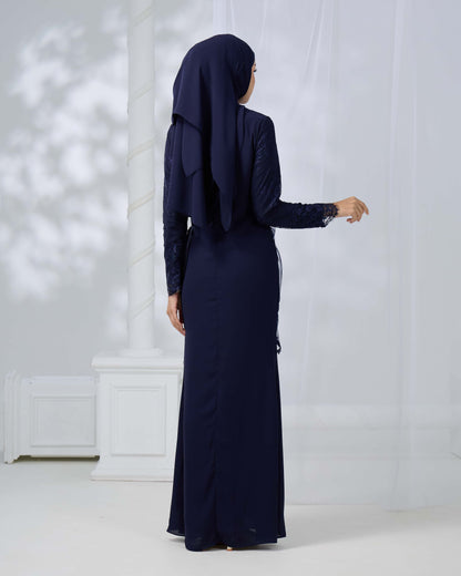 ERISHYA DRESS (NAVY BLUE)