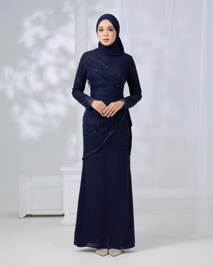 ERISHYA DRESS (NAVY BLUE)