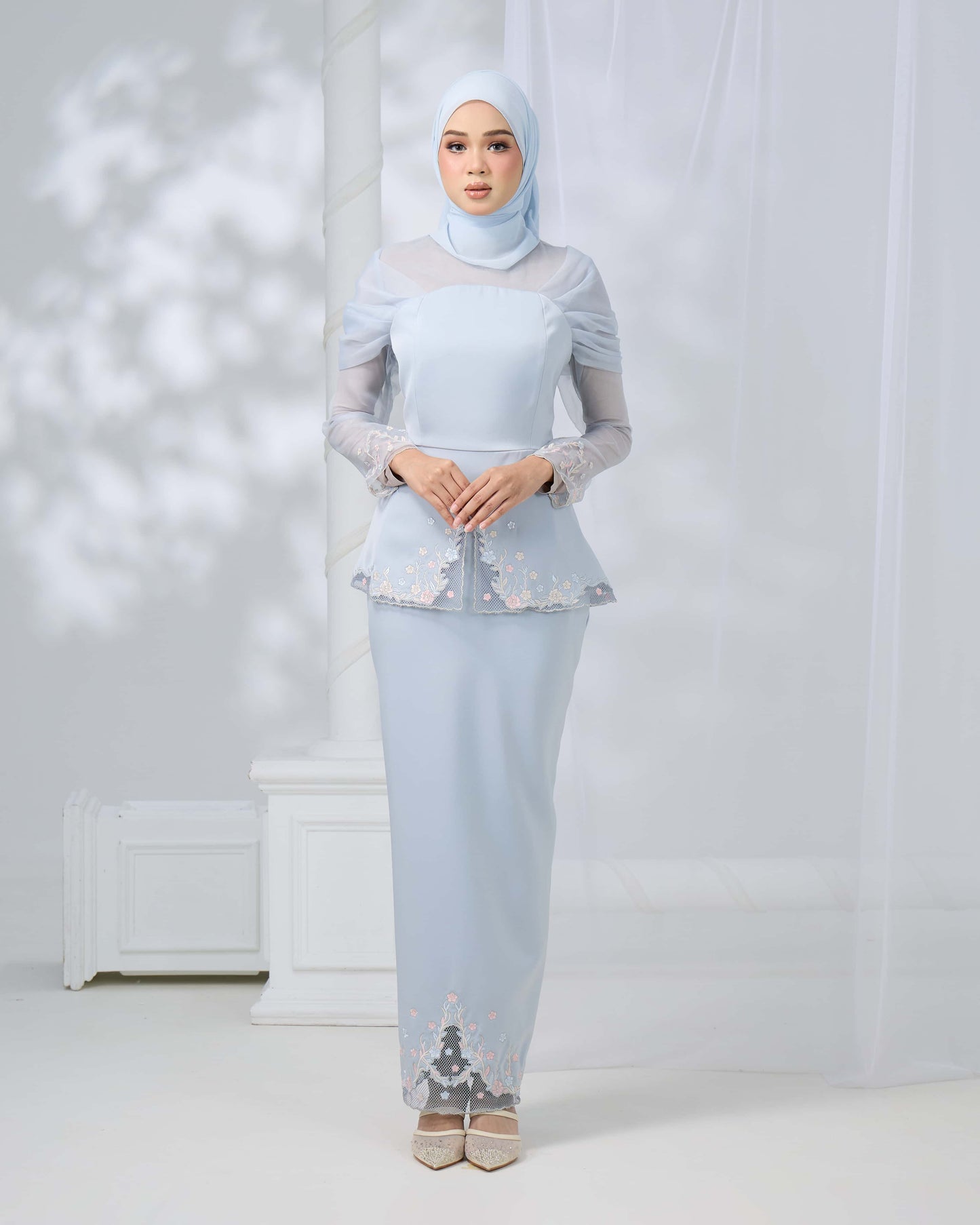 MINOR DEFECT KIRANA KURUNG (POWDER BLUE)