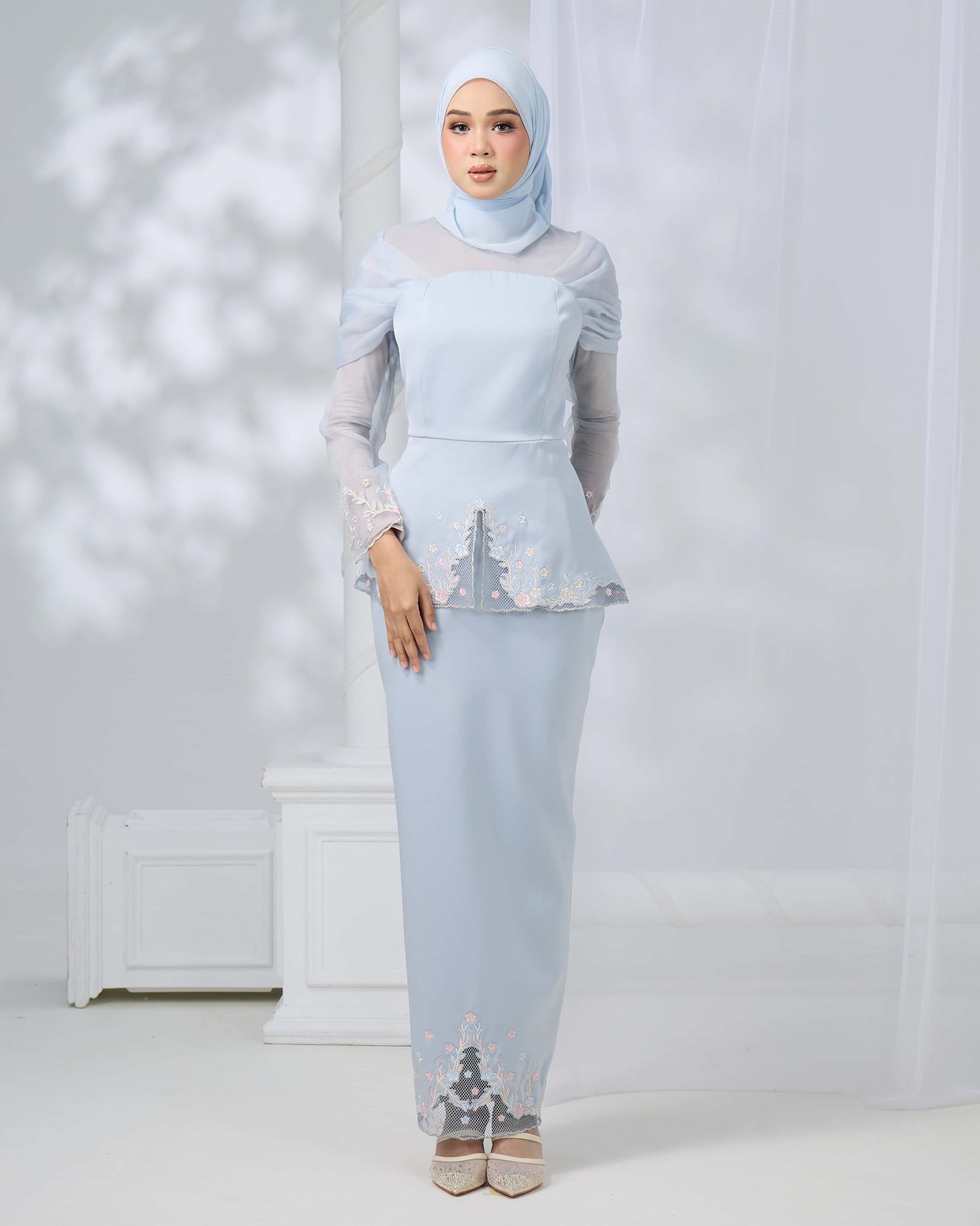 MINOR DEFECT KIRANA KURUNG (POWDER BLUE)