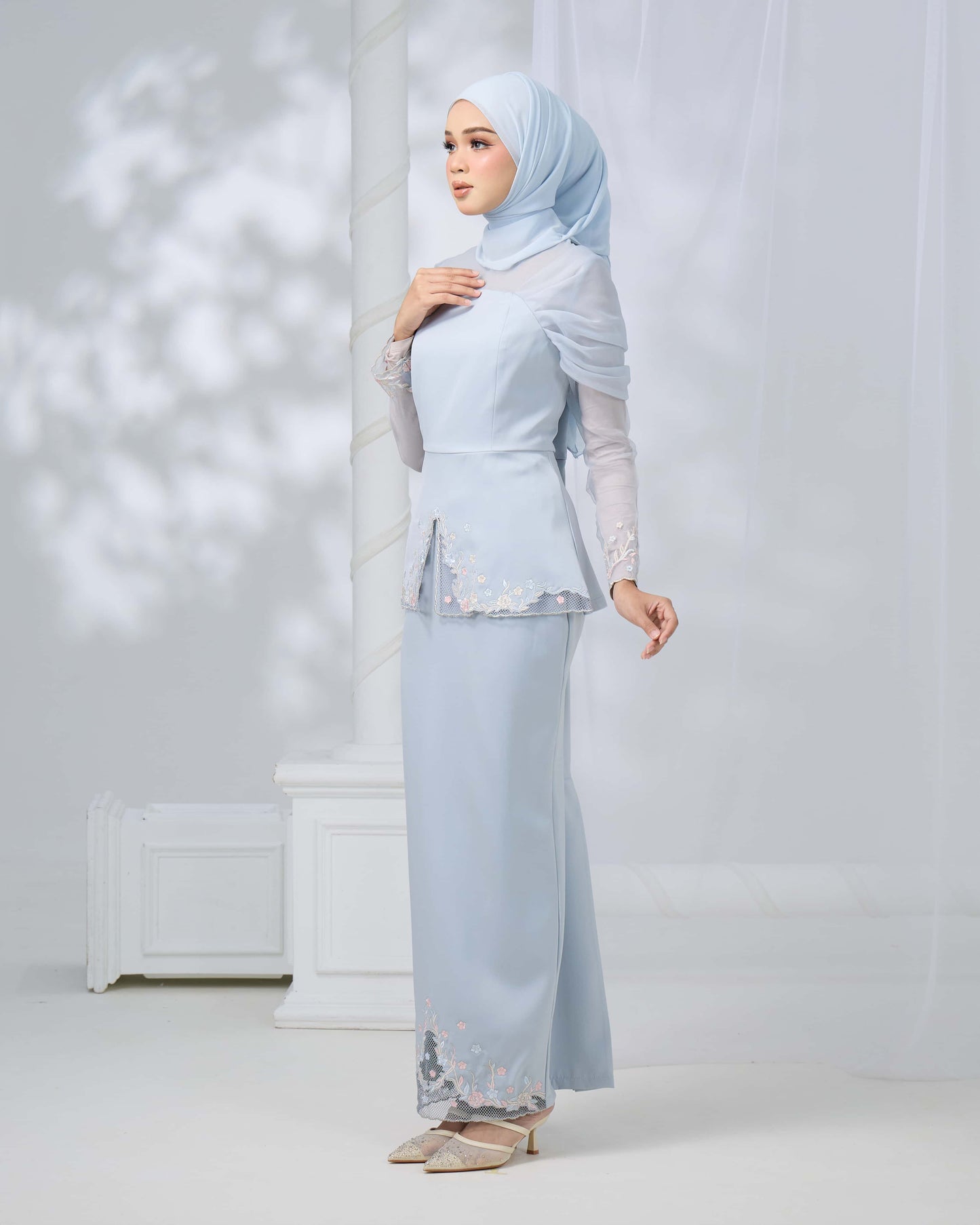 MINOR DEFECT KIRANA KURUNG (POWDER BLUE)