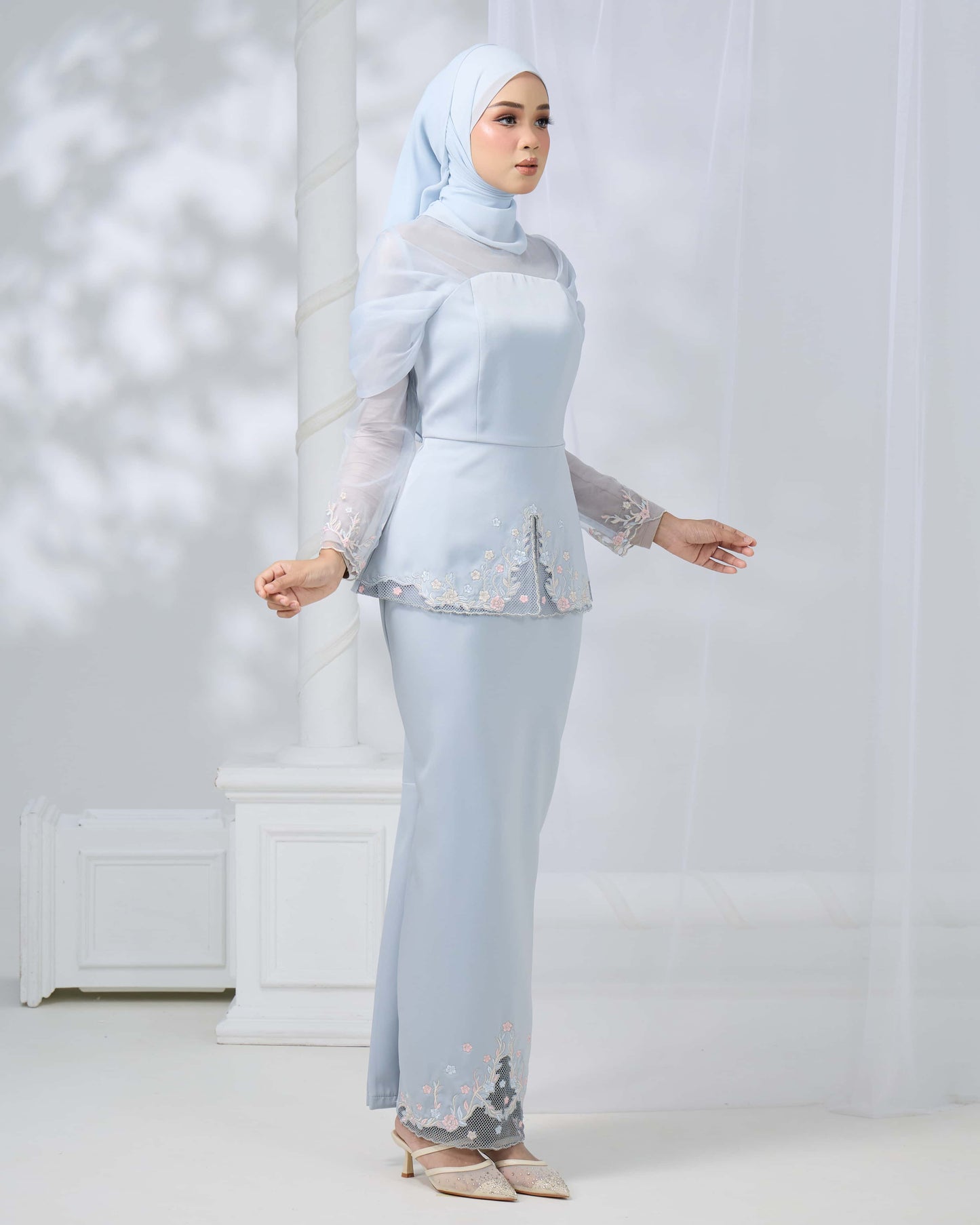 MINOR DEFECT KIRANA KURUNG (POWDER BLUE)