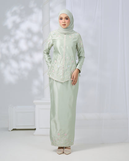 RENAYA MINI KURUNG (GREEN TEA)