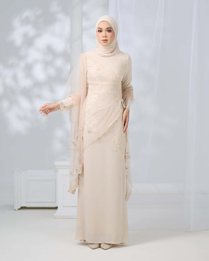 ERISHYA DRESS (CHAMPAGNE)