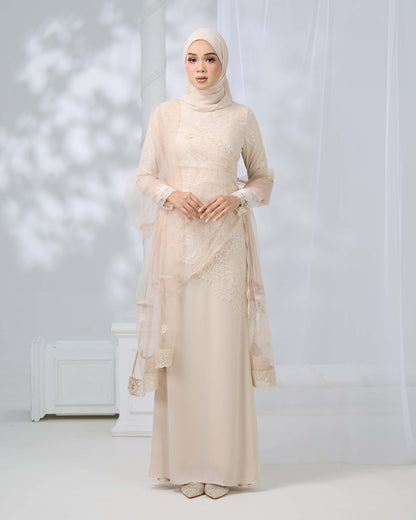 ERISHYA DRESS (CHAMPAGNE)