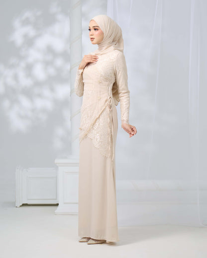 ERISHYA DRESS (CHAMPAGNE)