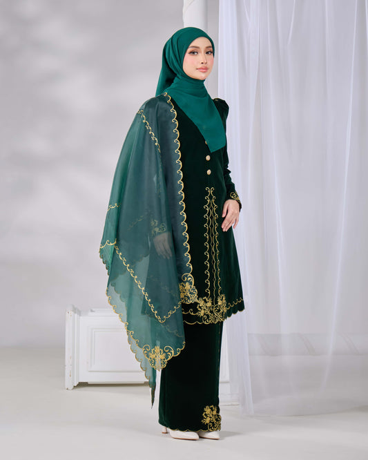 VEIL CODE A2236 (EMERALD GREEN)