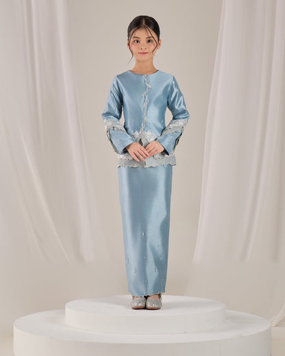 KATHRYN MINI KURUNG KIDS (MISTY BLUE)
