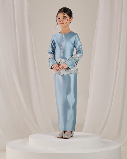 KATHRYN MINI KURUNG KIDS (MISTY BLUE)