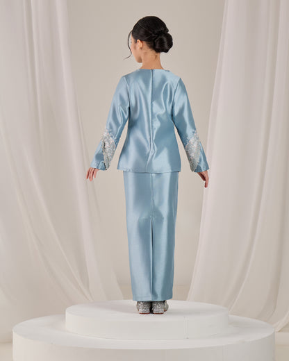 KATHRYN MINI KURUNG KIDS (MISTY BLUE)