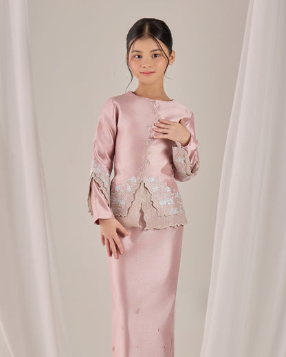 KATHRYN MINI KURUNG KIDS (DUSTY PINK)