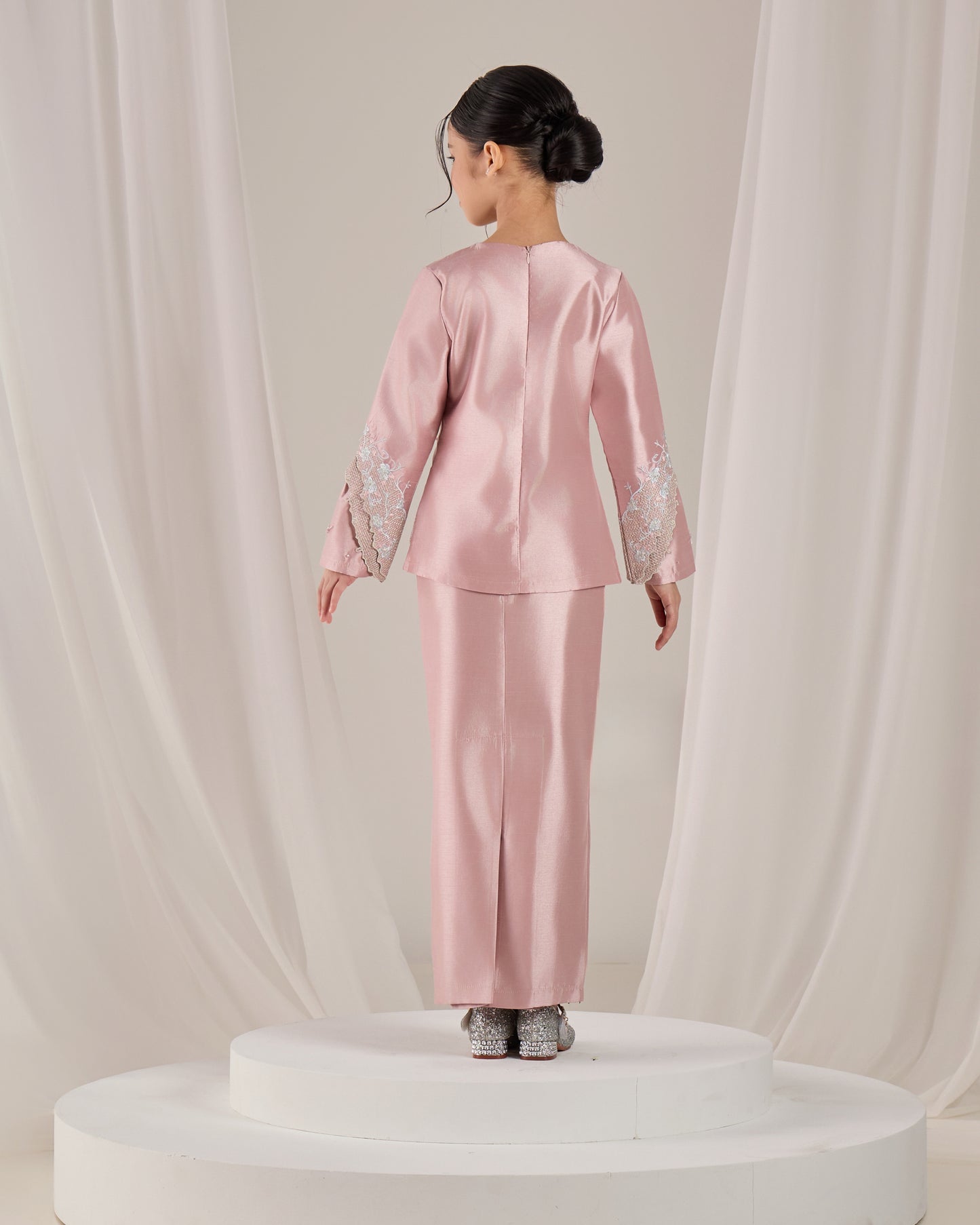 KATHRYN MINI KURUNG KIDS (DUSTY PINK)