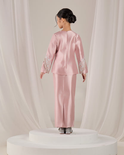 KATHRYN MINI KURUNG KIDS (DUSTY PINK)