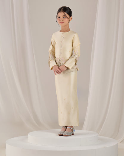KATHRYN MINI KURUNG KIDS (SOFT YELLOW)