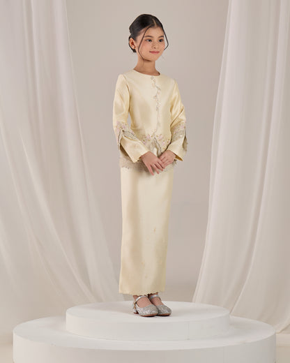 KATHRYN MINI KURUNG KIDS (SOFT YELLOW)