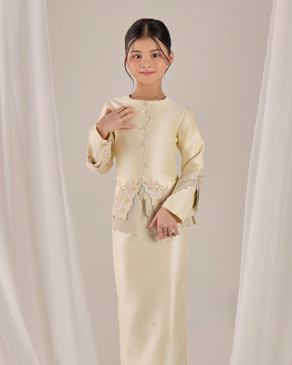 KATHRYN MINI KURUNG KIDS (SOFT YELLOW)