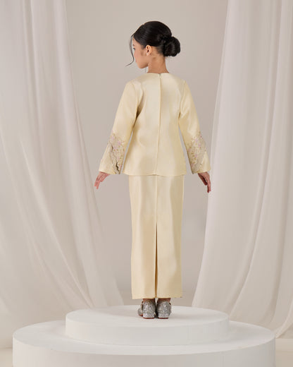 KATHRYN MINI KURUNG KIDS (SOFT YELLOW)