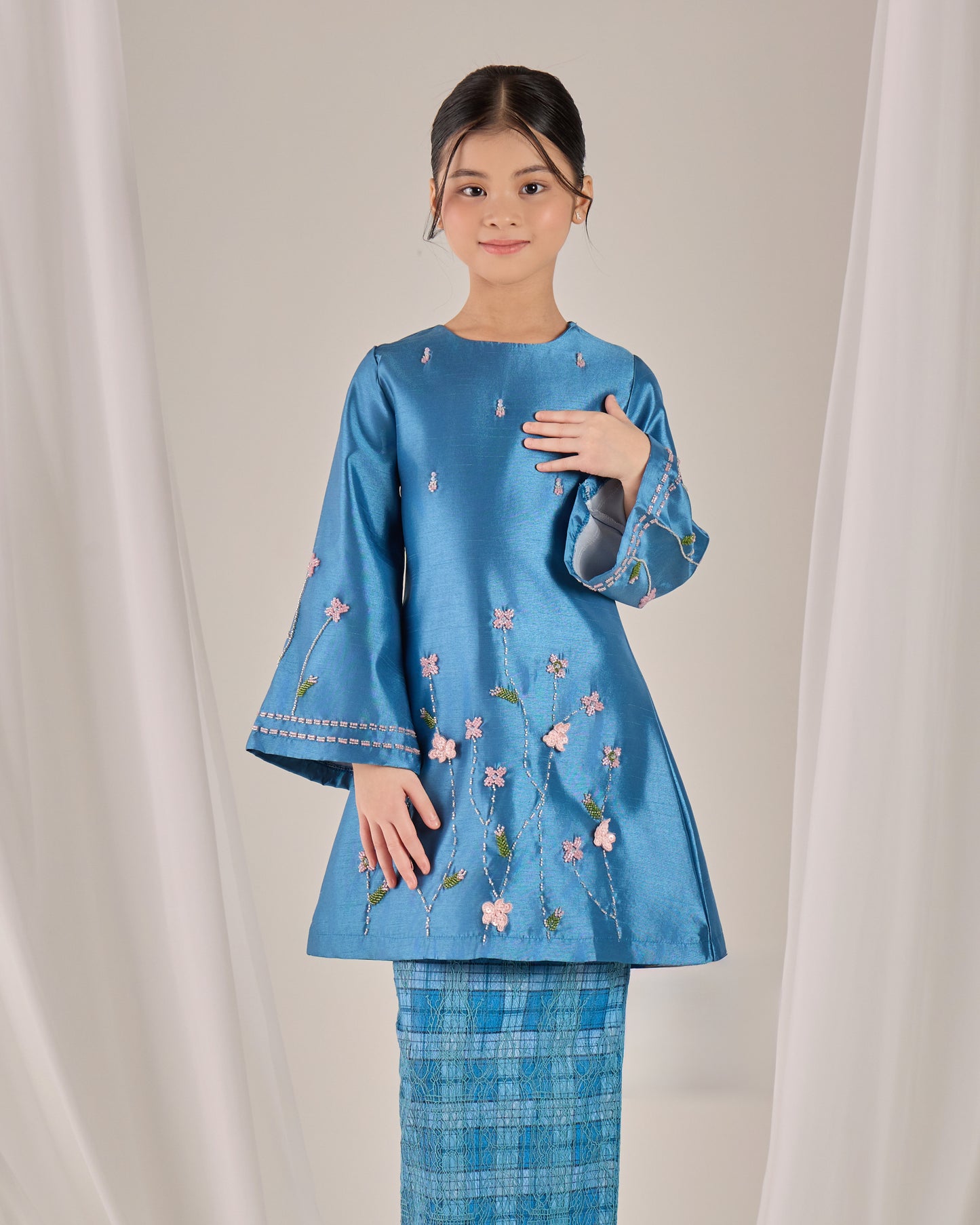 NOURAH KURUNG KIDS (DIAMOND BLUE)