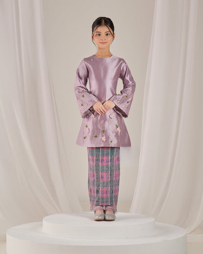 MINOR DEFECT NOURAH KURUNG KIDS (LAVENDER)