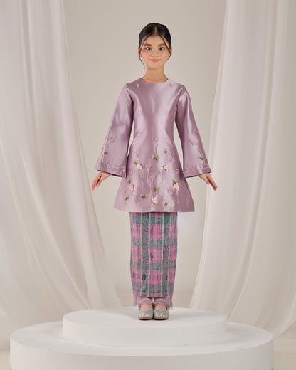 MINOR DEFECT NOURAH KURUNG KIDS (LAVENDER)