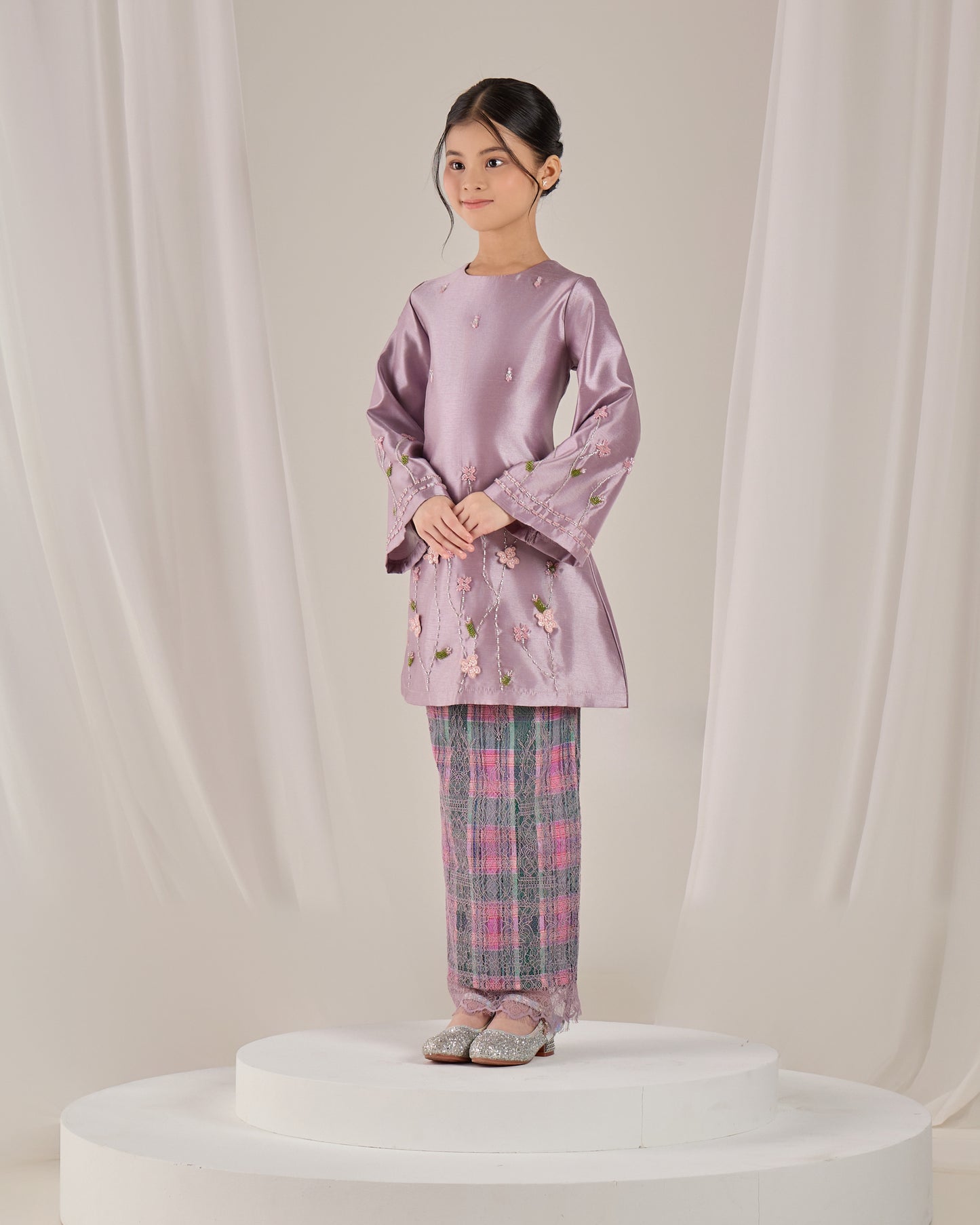 NOURAH KURUNG KIDS (LAVENDER)