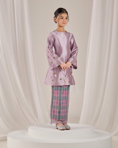 MINOR DEFECT NOURAH KURUNG KIDS (LAVENDER)
