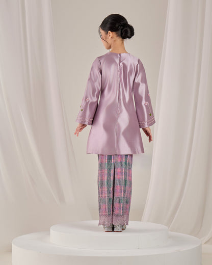 MINOR DEFECT NOURAH KURUNG KIDS (LAVENDER)