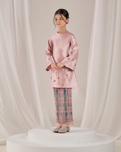 NOURAH KURUNG KIDS (DUSTY PINK)